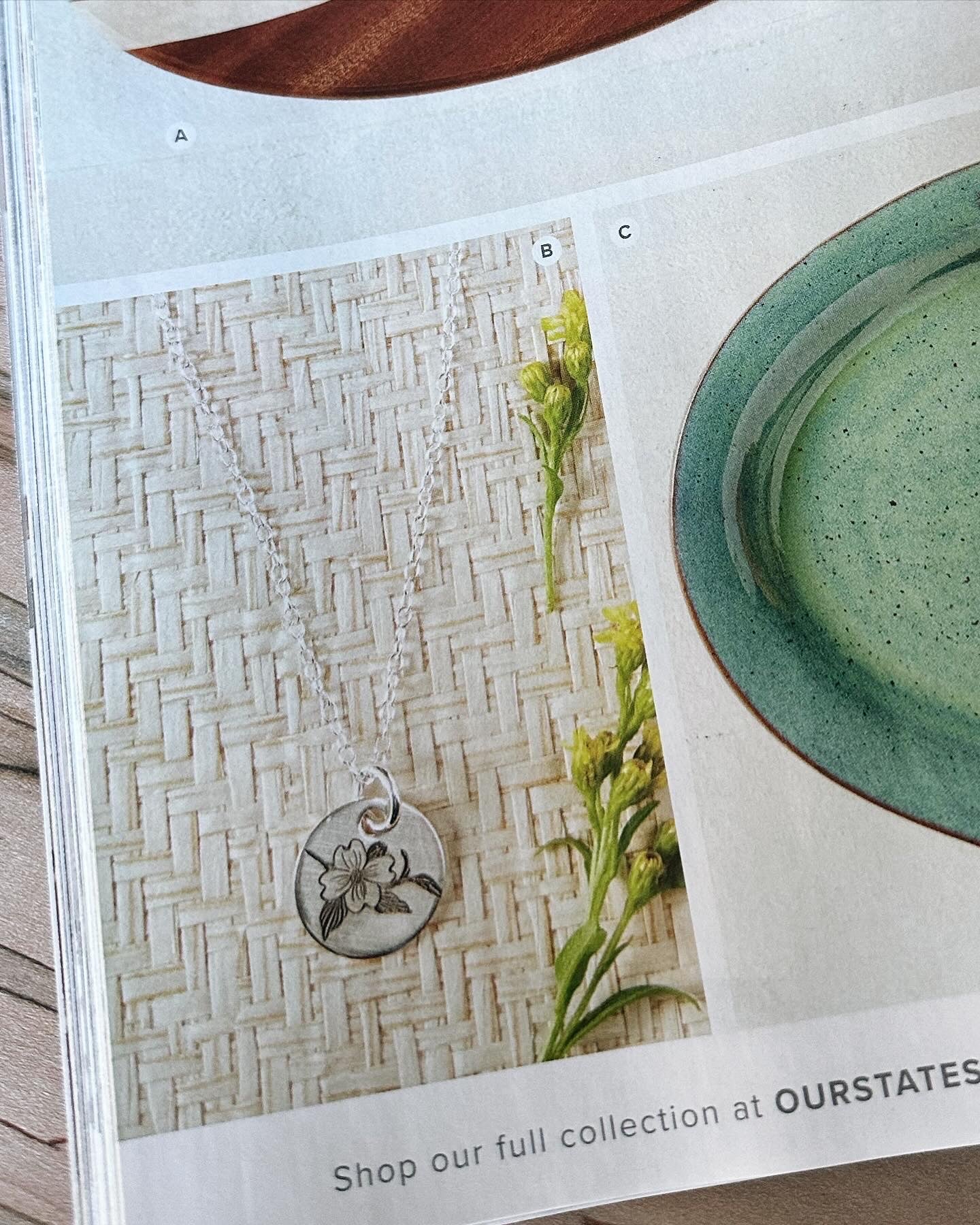 Dogwood Bloom Necklace - As Seen in Our State Magazine