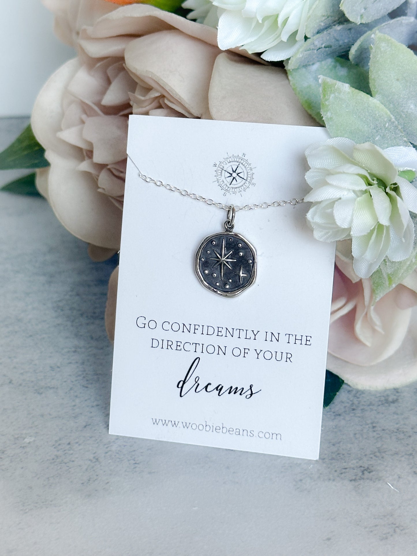 North Star Wax Seal Necklace