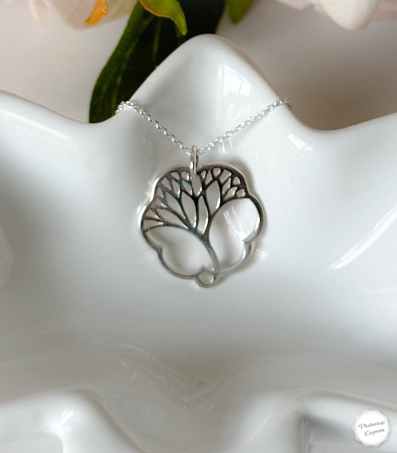 Sterling Silver Tree Necklace