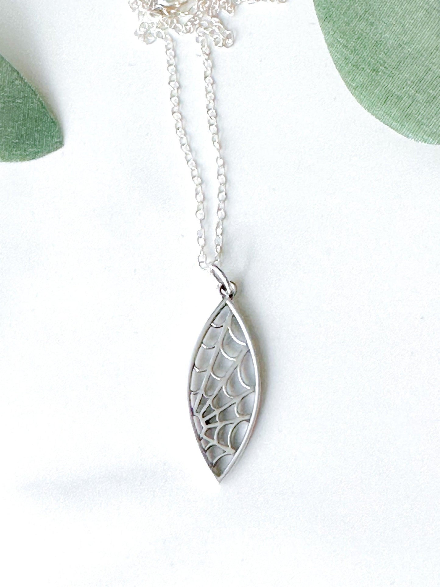 Spiderweb Necklace - Sterling Silver
