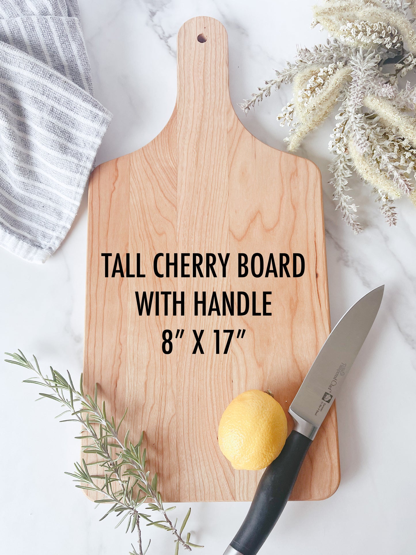 Handwritten Recipe Wood Cutting Board