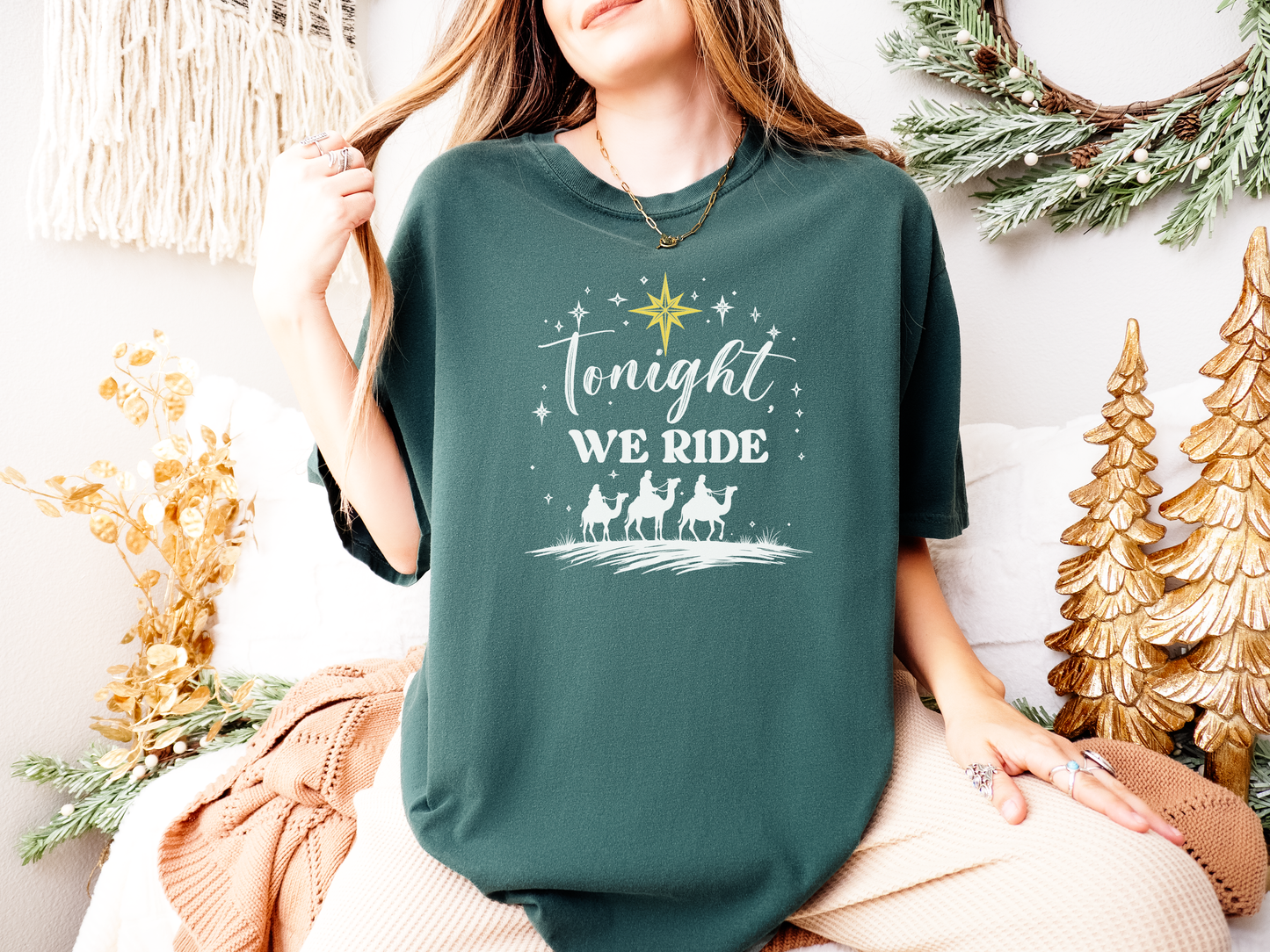 Tonight We Ride Christmas Tee