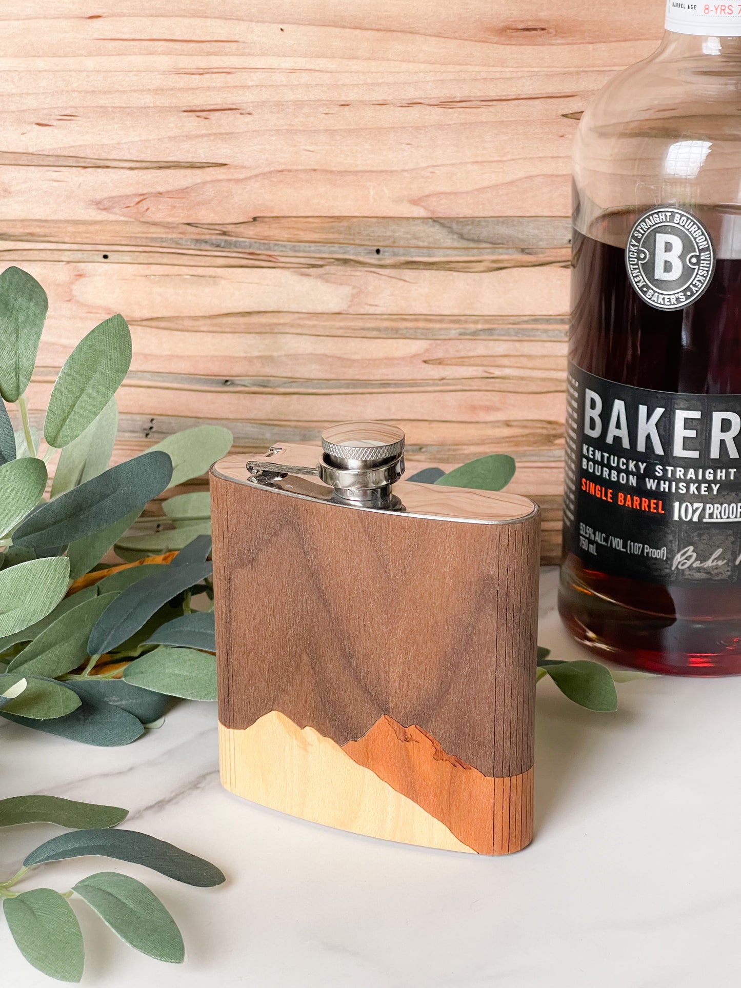 Wood Mountain Flask