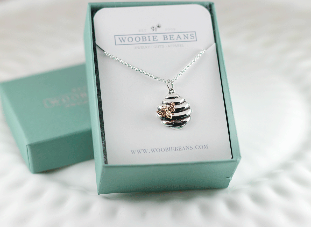 Bee Hive Necklace