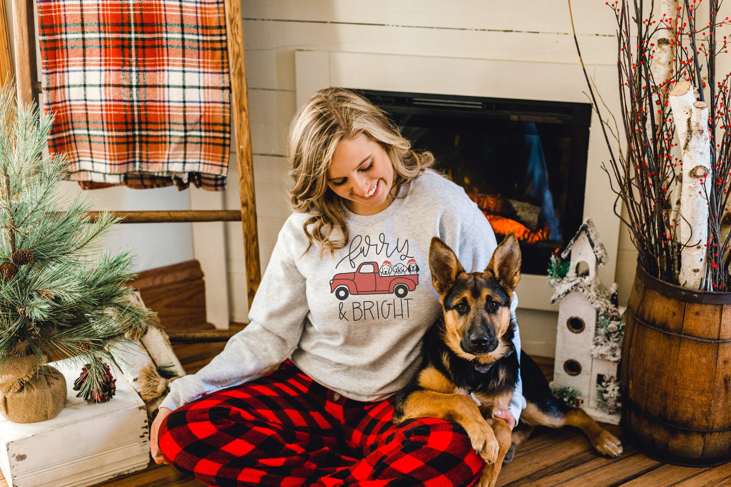 Furry & Bright Christmas Tee