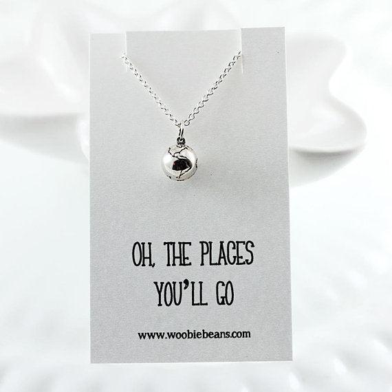 Around the World Globe Necklace