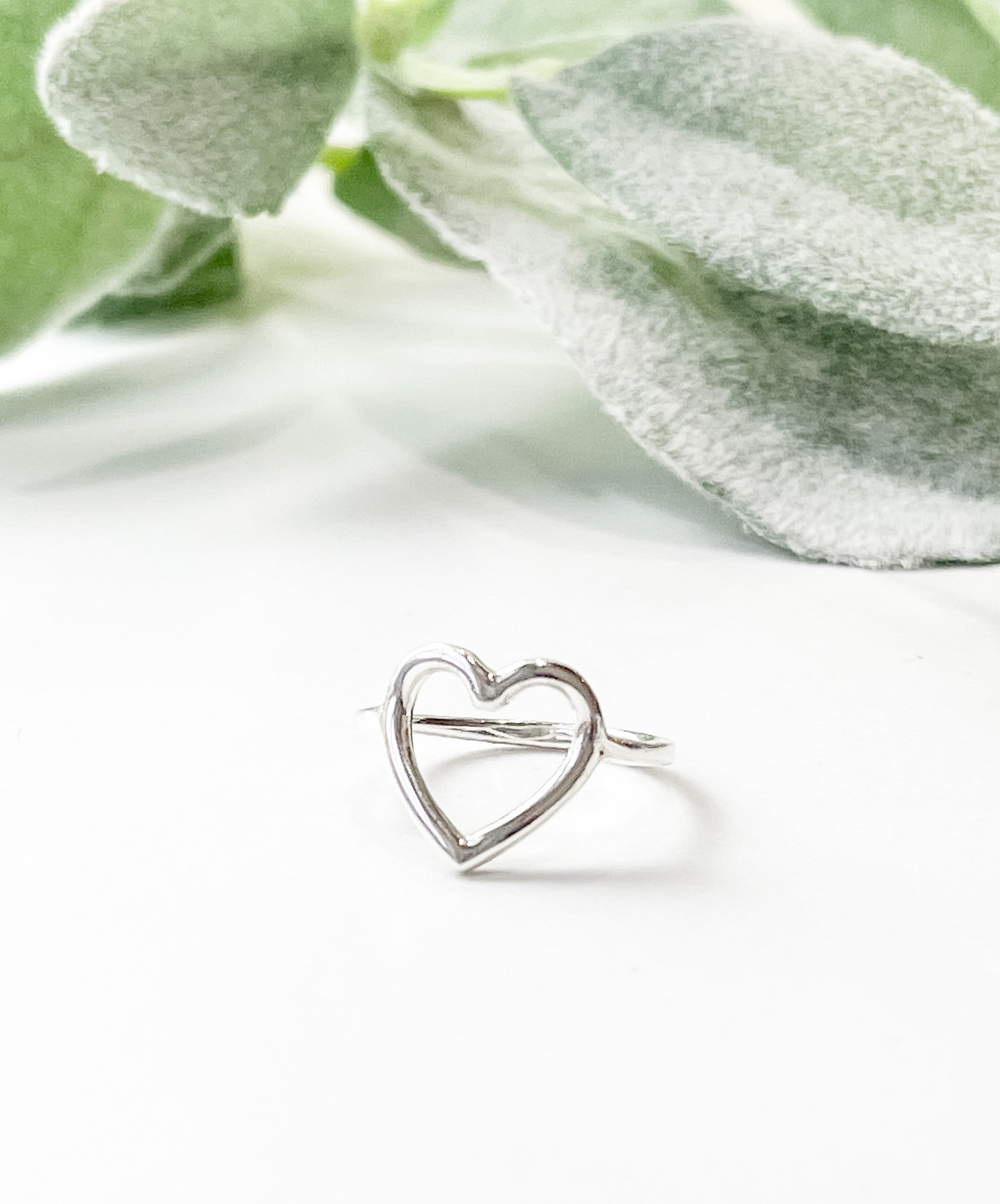 Polished Heart Ring