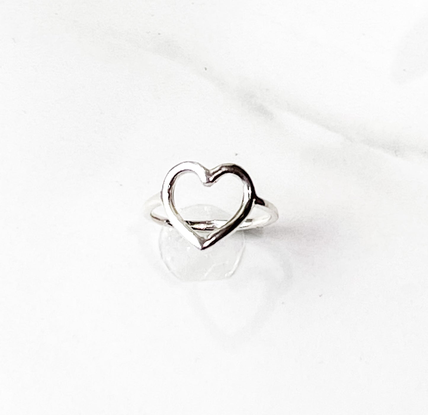 Polished Heart Ring