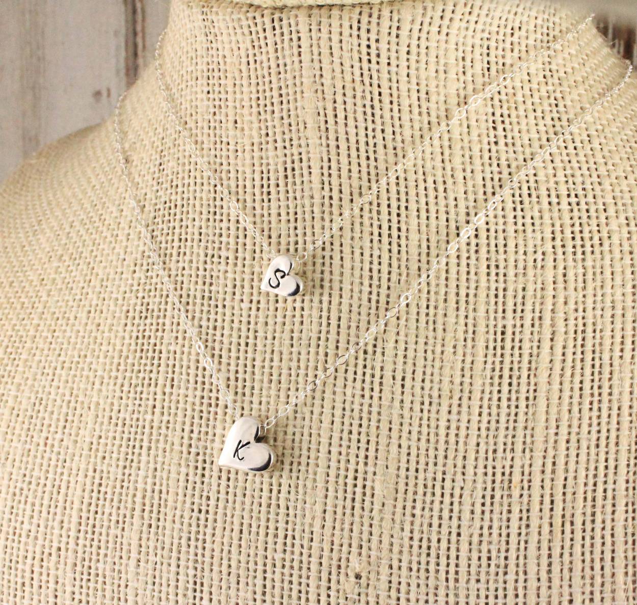 Initial Heart Necklace