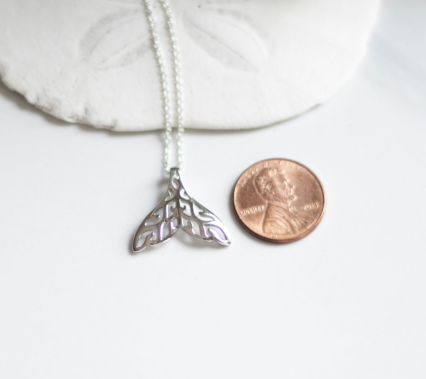 Intricate Whale Tail Necklace