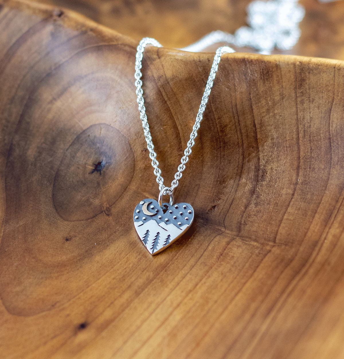 Mountain Heart Necklace
