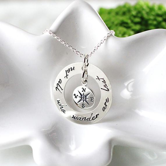 Not All Who Wander Are Lost Necklace