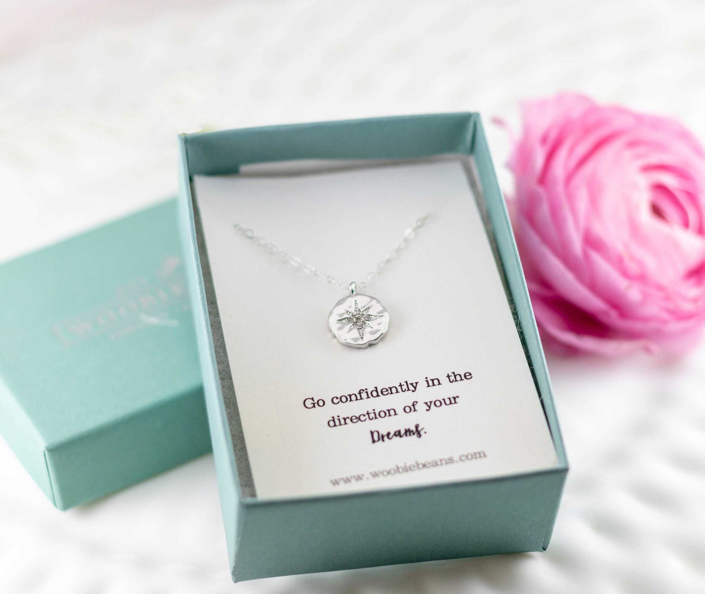 Compass Necklace - Gold or Silver