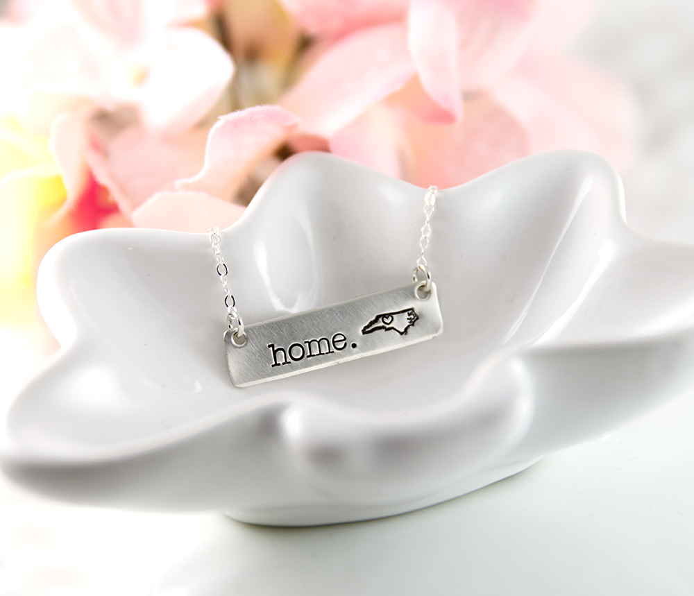 Our Home State Bar Necklace