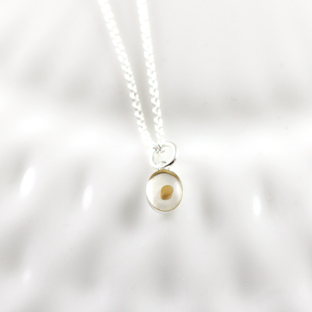 Sterling Simple Mustard Seed Necklace