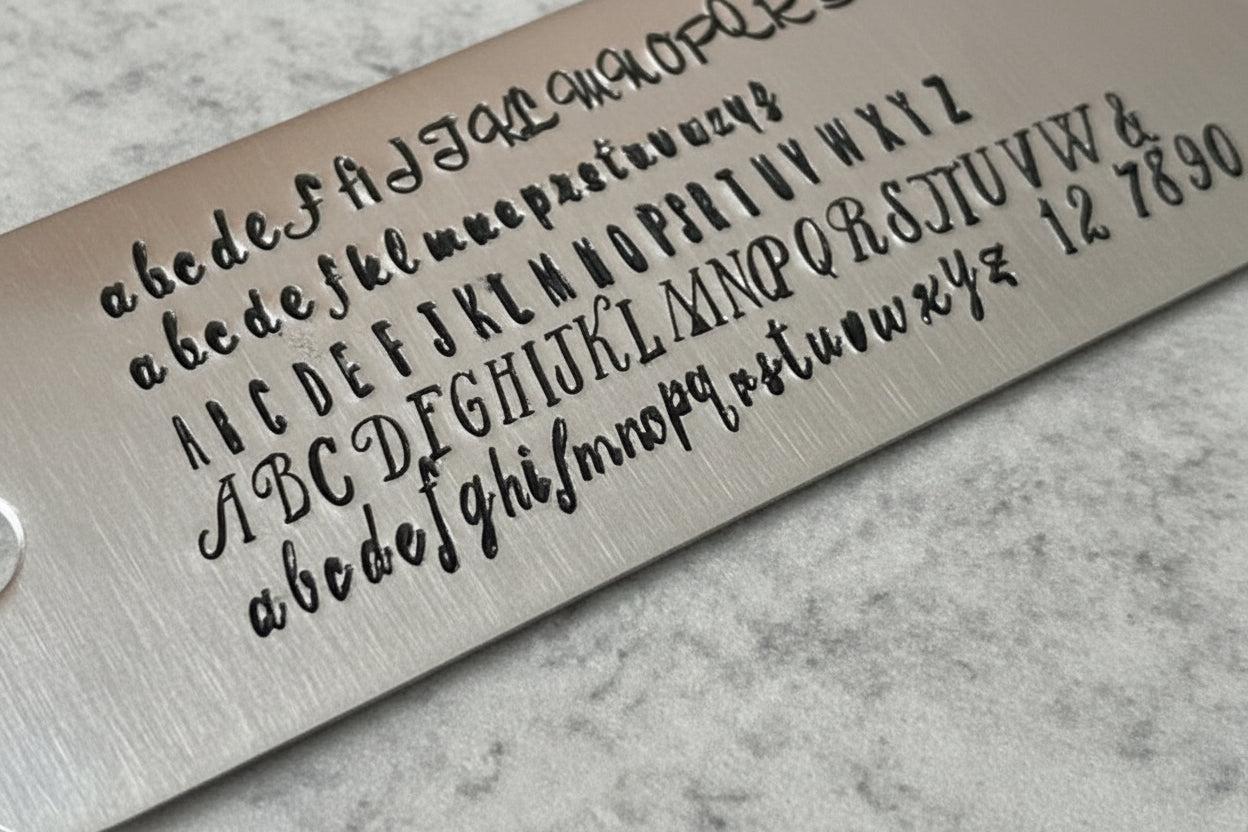 Saint Agnes font - Stamp Yours custom