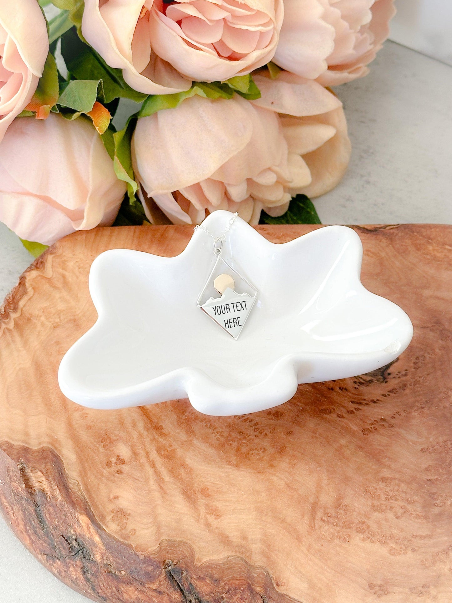 Mountains are Calling Diamond Necklace