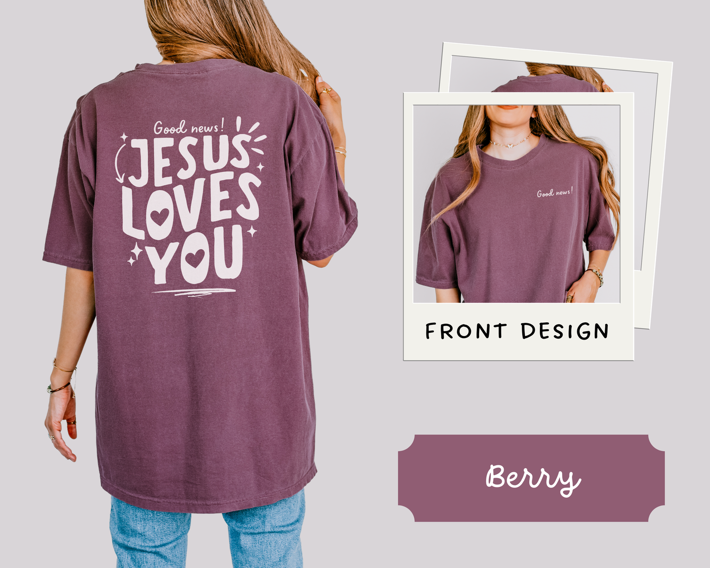 Good News Jesus Loves You Tee