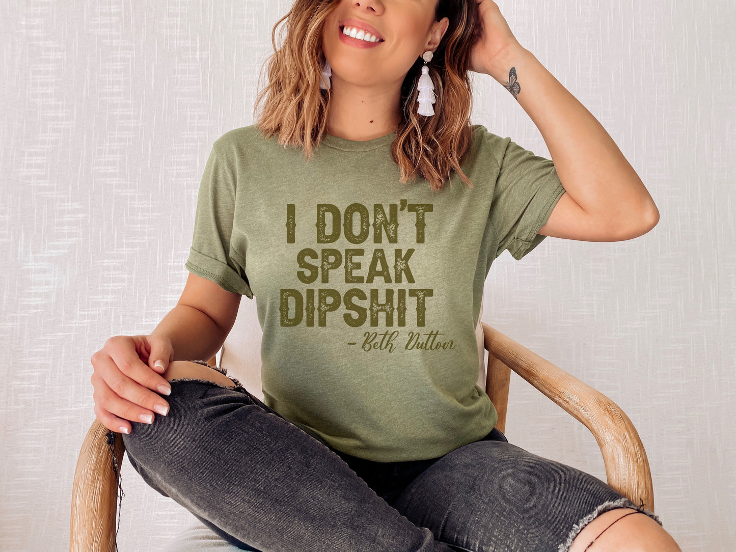 I don't speak Dipshit Tee