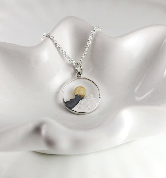 Mountain Silhouette Necklace