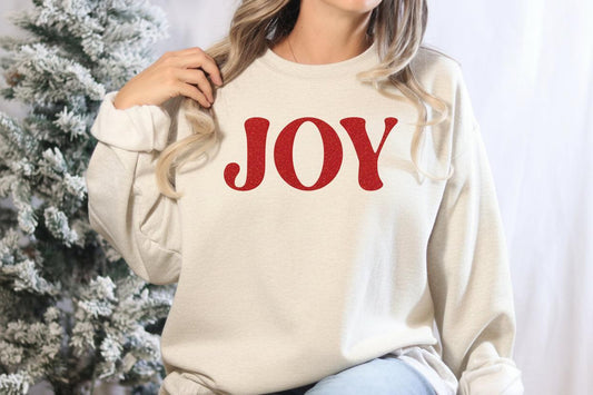 Joy Puff Print Sweatshirt