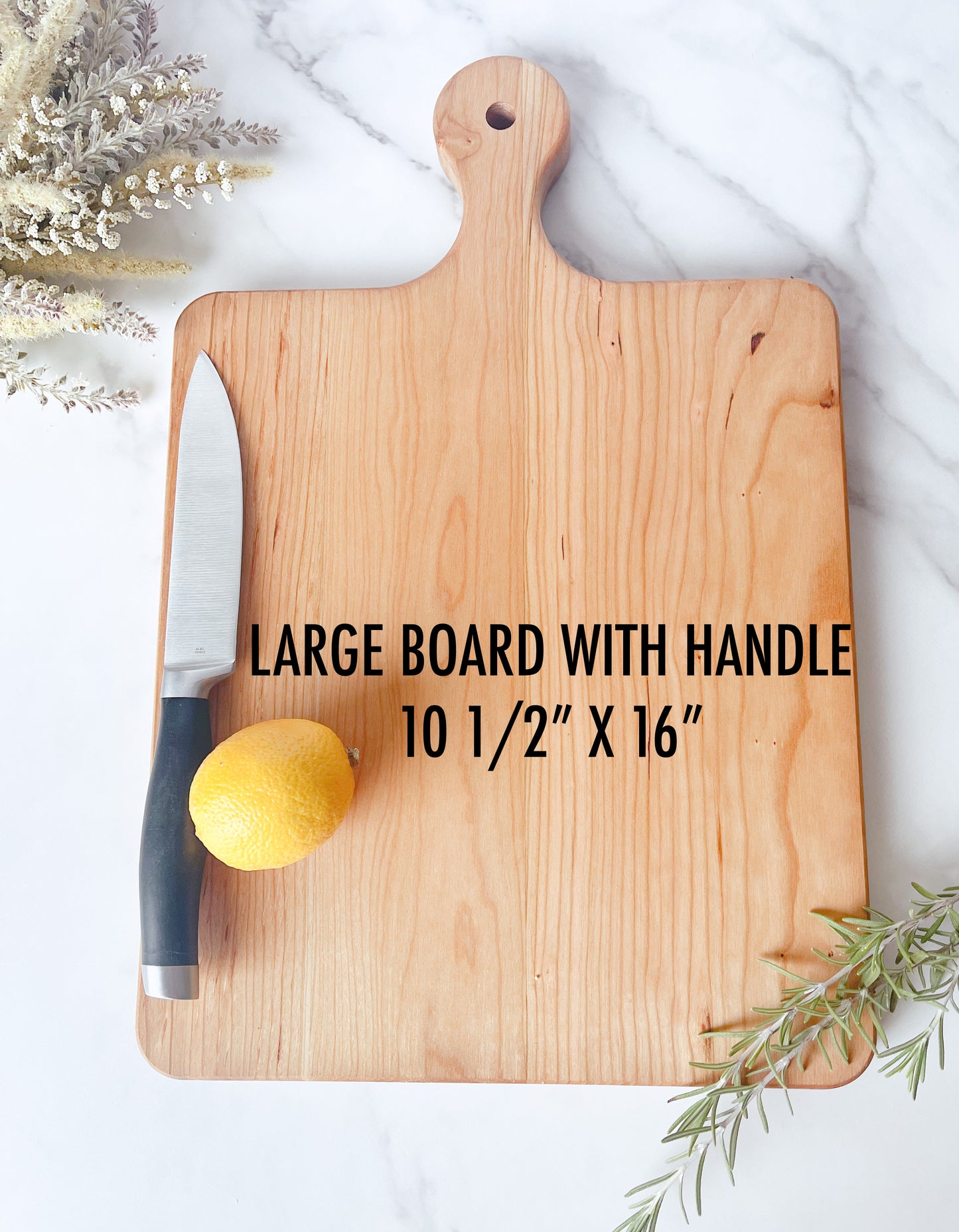 Handwritten Recipe Wood Cutting Board