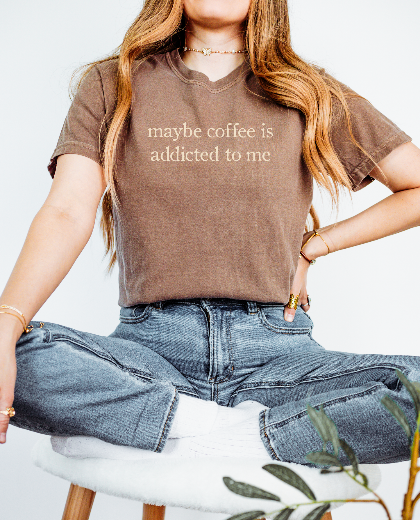 Maybe Coffee is Addicted to Me Tee