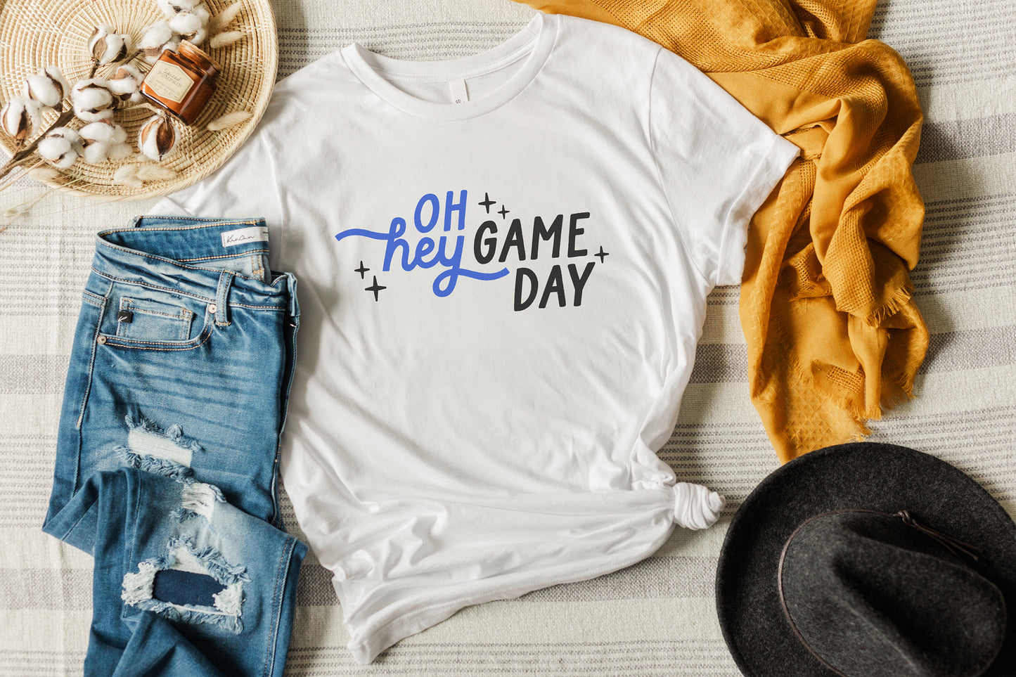 Oh Hey Game Day Shirt - Custom Ink Colors for YOUR TEAM!