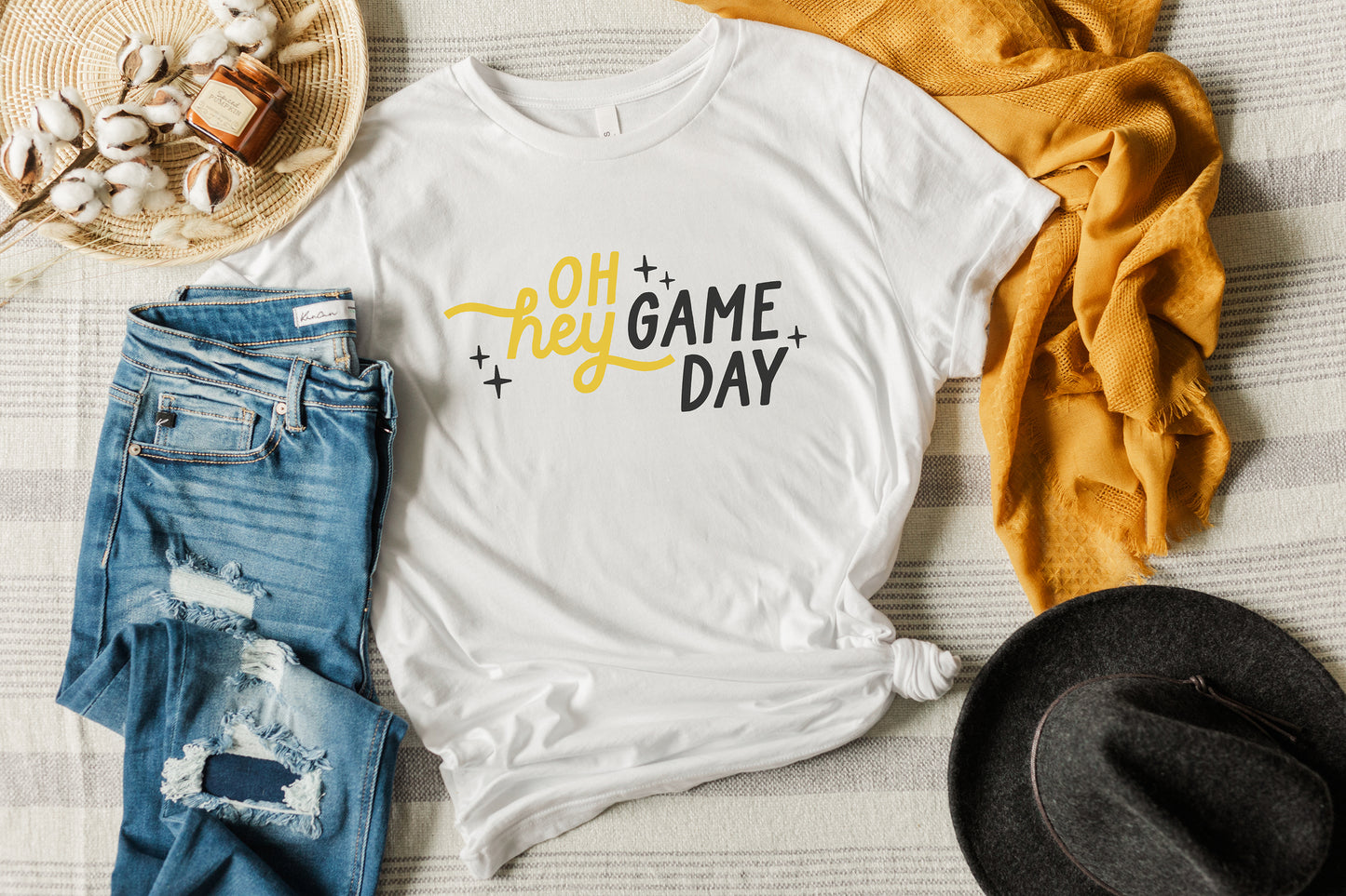 Oh Hey Game Day Shirt - Custom Ink Colors for YOUR TEAM!