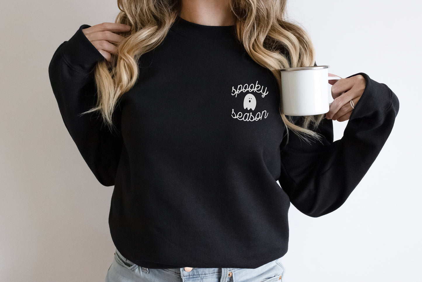 Spooky Season Ghost Pocket Tee