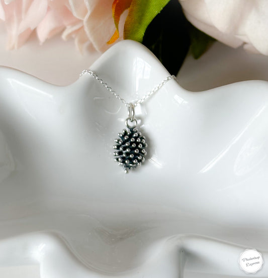 Sterling Silver Hedgehog Necklace