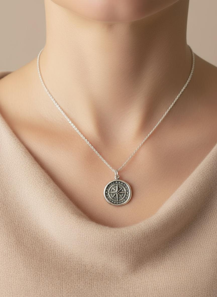 Not All Who Wander Wax Seal Necklace