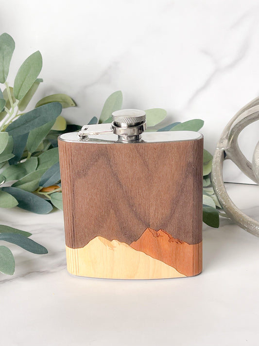 Wood Mountain Flask