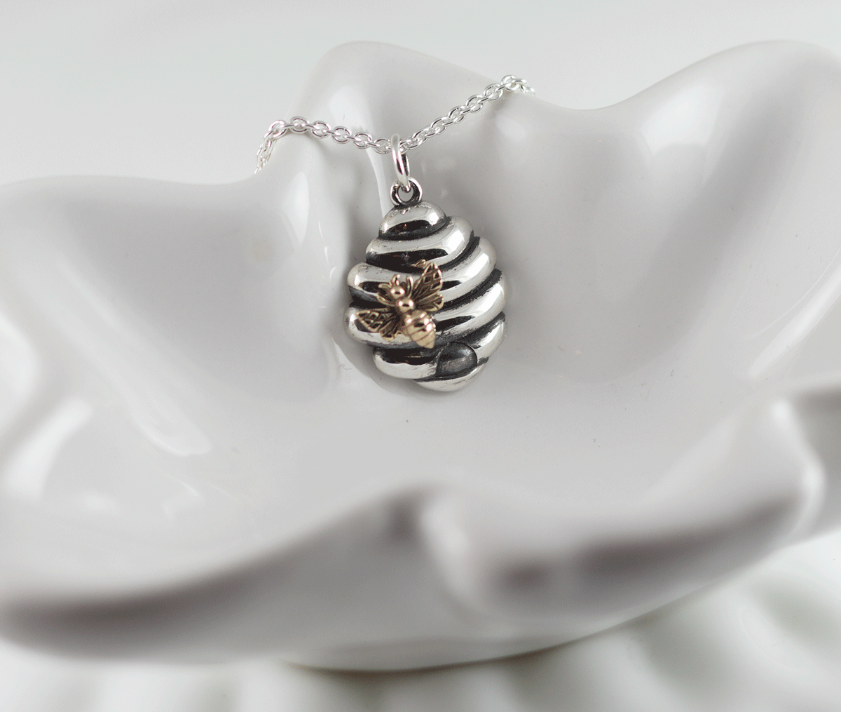 Bee Hive Necklace