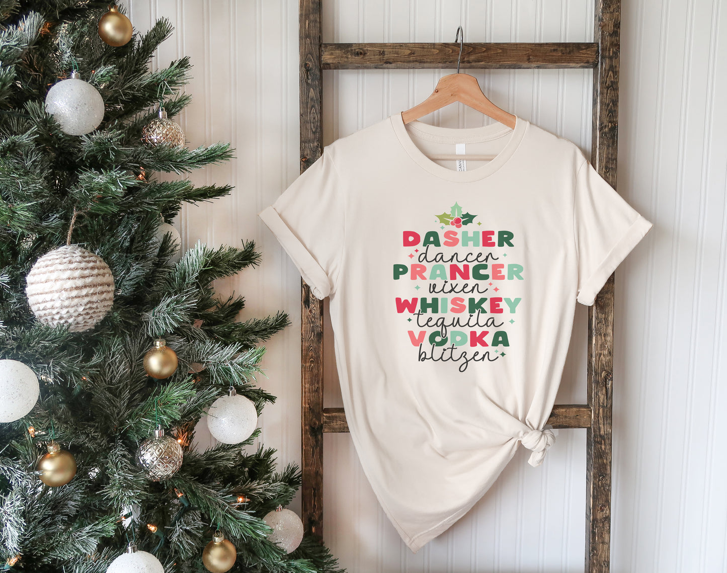 Reindeers and Booze Holiday Shirt
