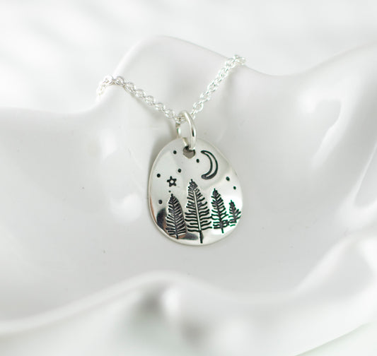 Forest at Night Necklace