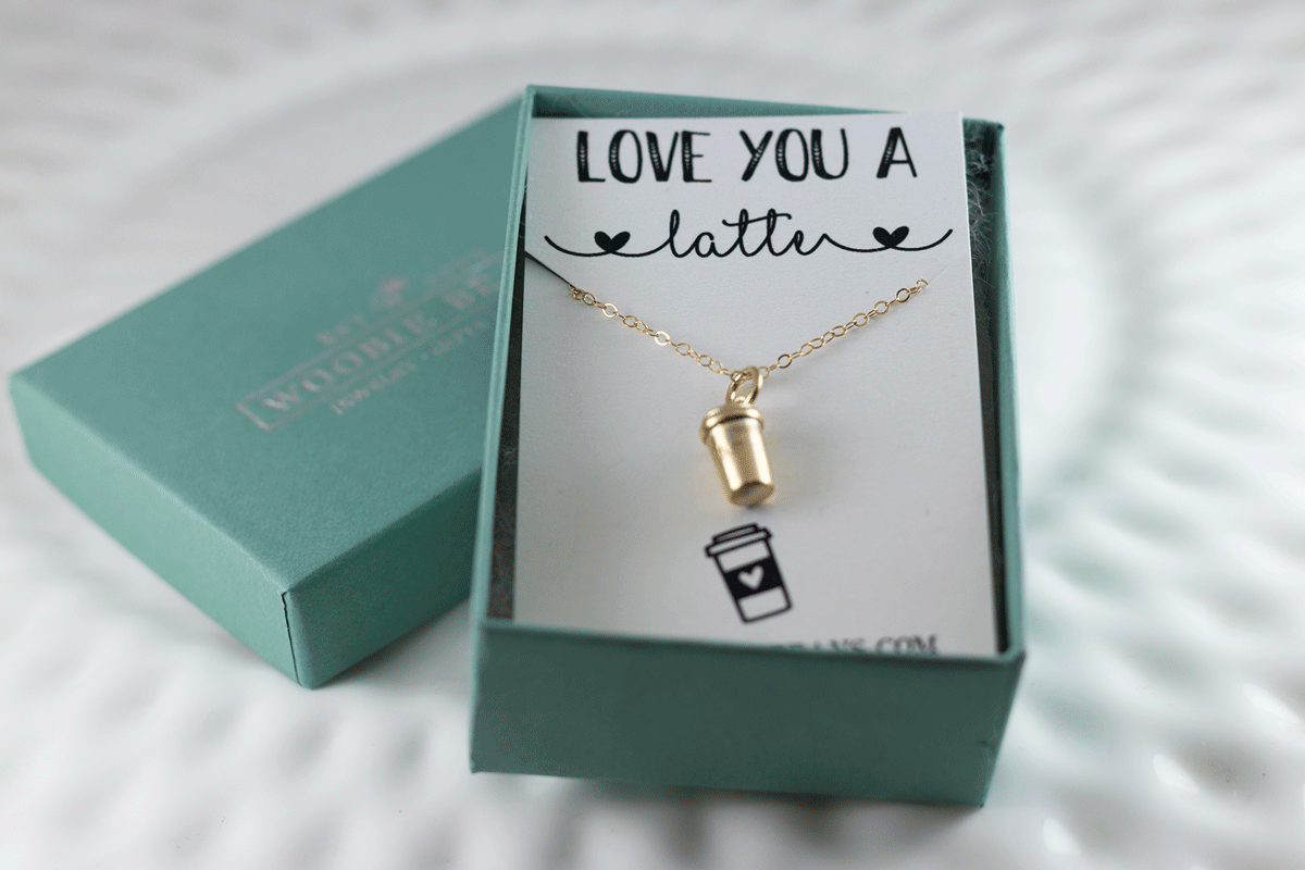 Love You A Latte Necklace