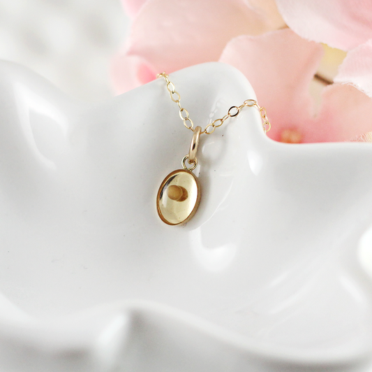 Gold Mustard Seed Necklace