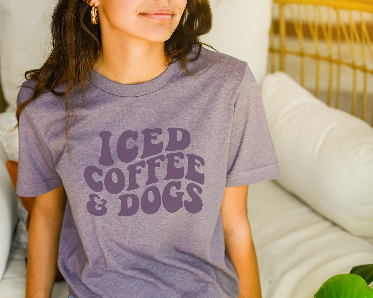 Iced Coffee and Dogs Tee
