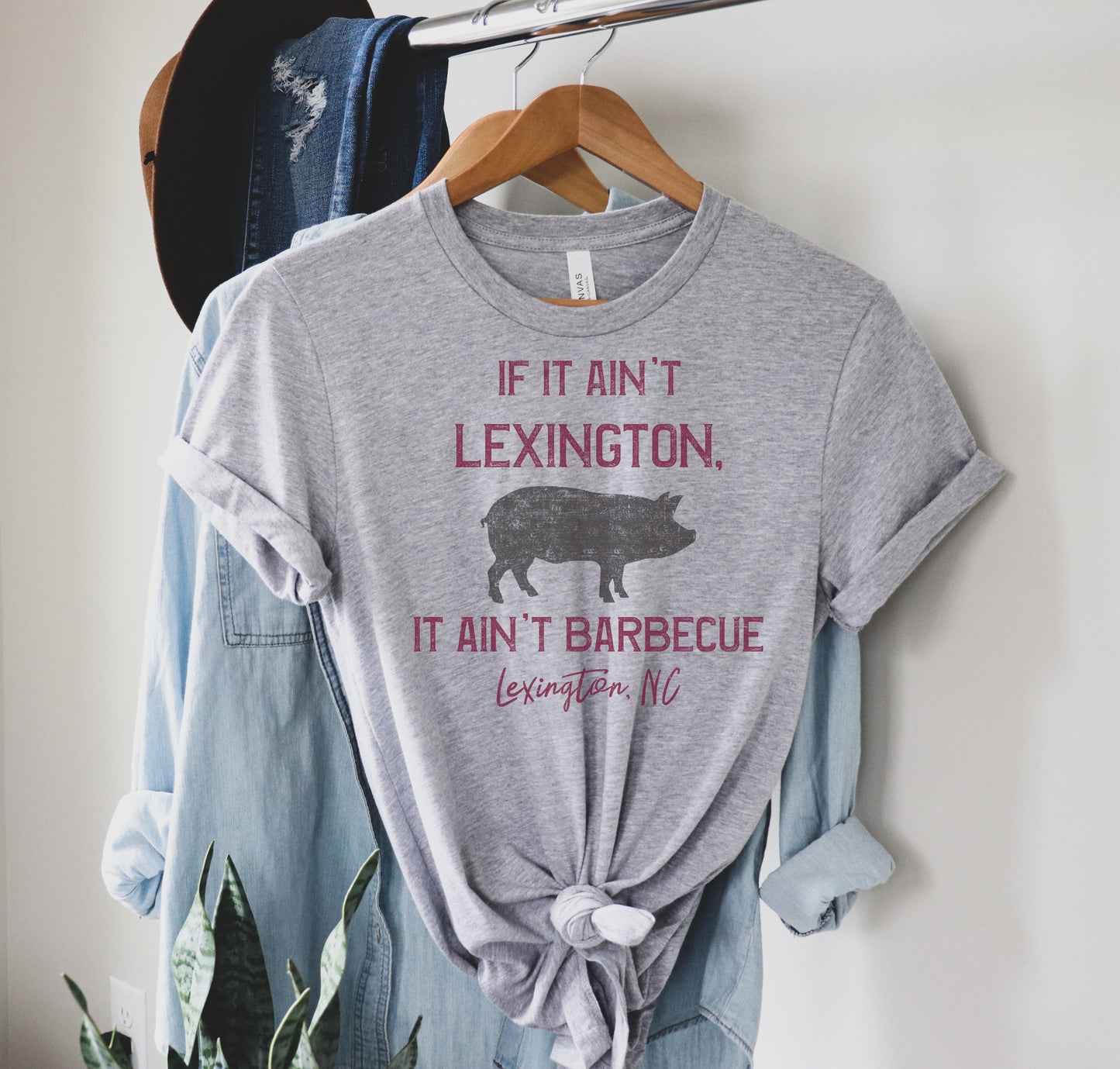 If it ain't Lexington it ain't barbecue tee shirt