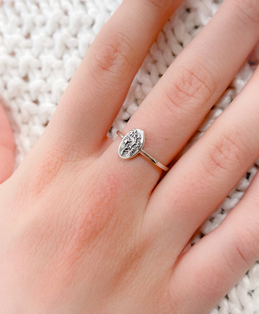 Oval Raised Plants Ring