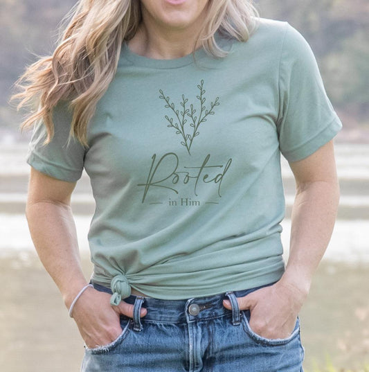 Rooted in Him Tee