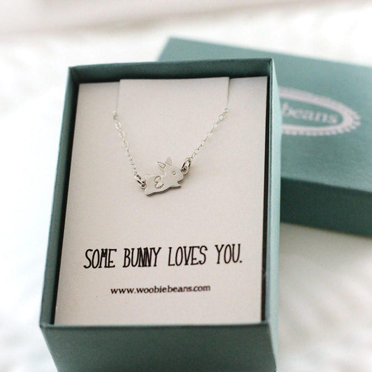 Sterling Silver Bunny Necklace