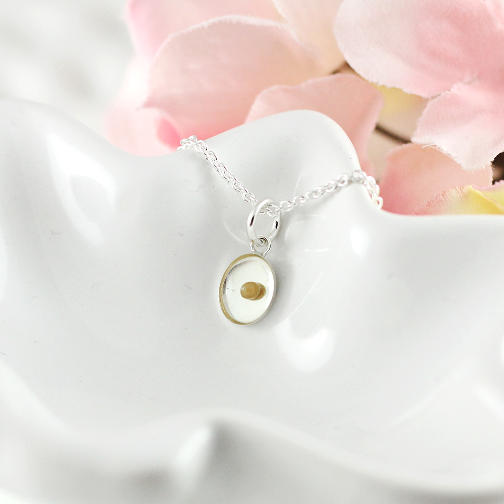 Sterling Simple Mustard Seed Necklace