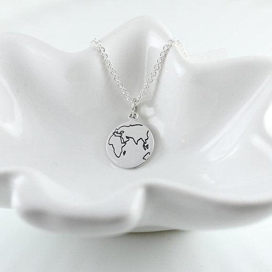 The Places You'll Go World Necklace